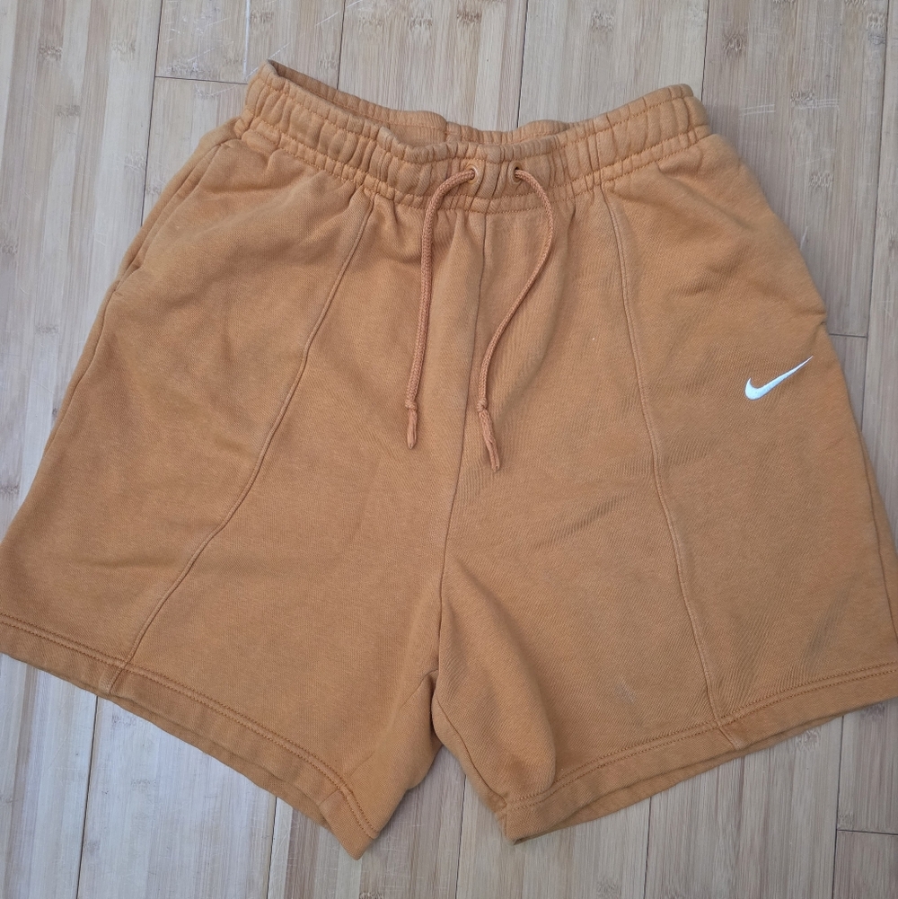 Nike Burnt Orange Fleece Shorts